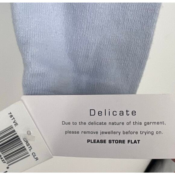 French Connection Pullover Cropped Hooded Sweater Womens Size Large - Picture 5 of 6